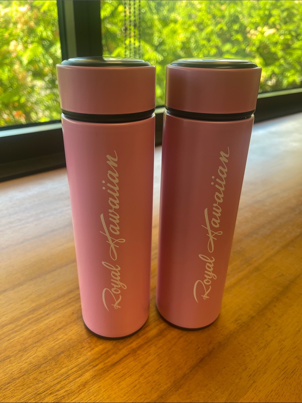 Royal Hawaiian Pink Stainless Vacuum Mugs